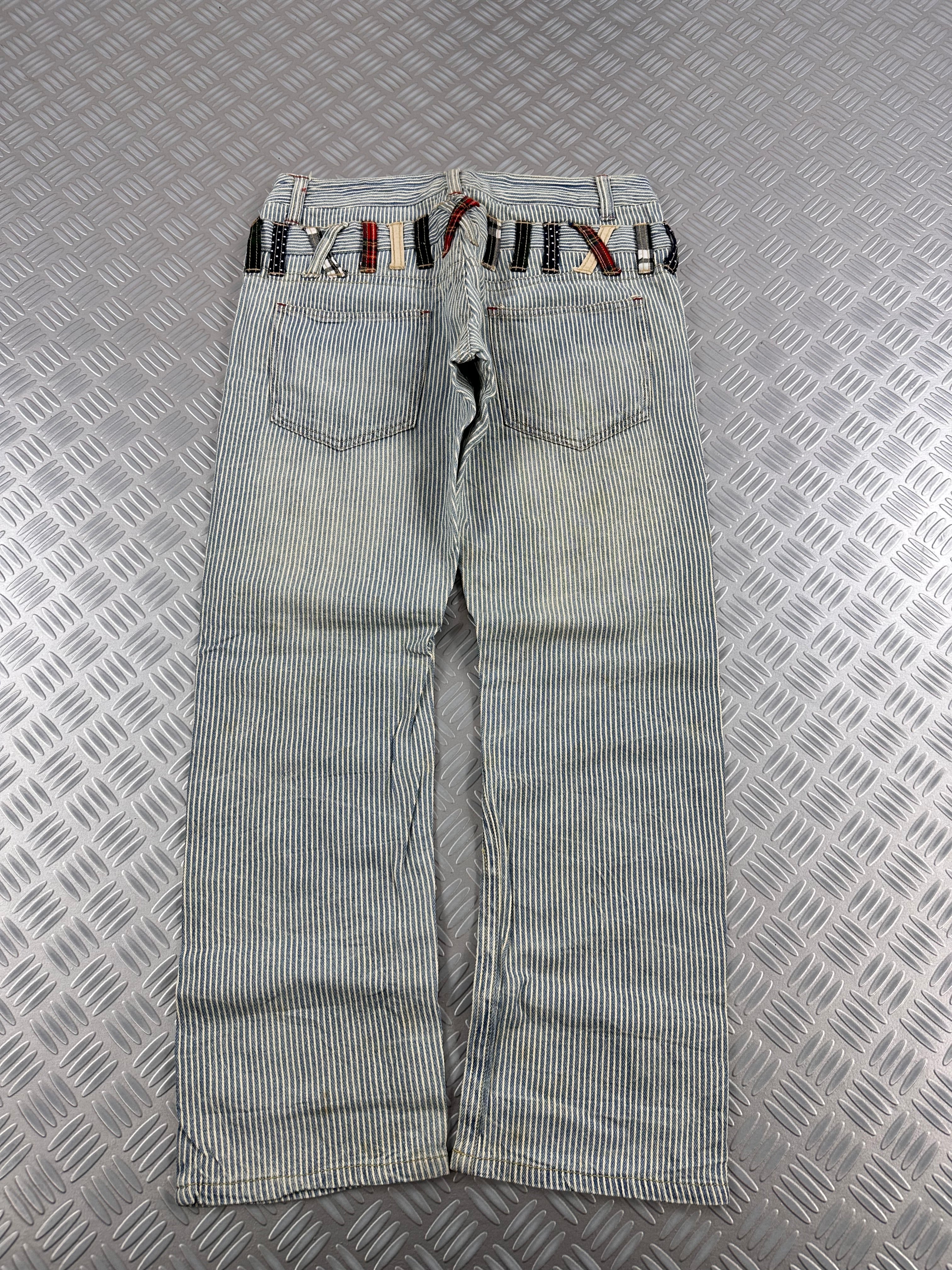 Vintage double waist japanese jeans y2k (L)