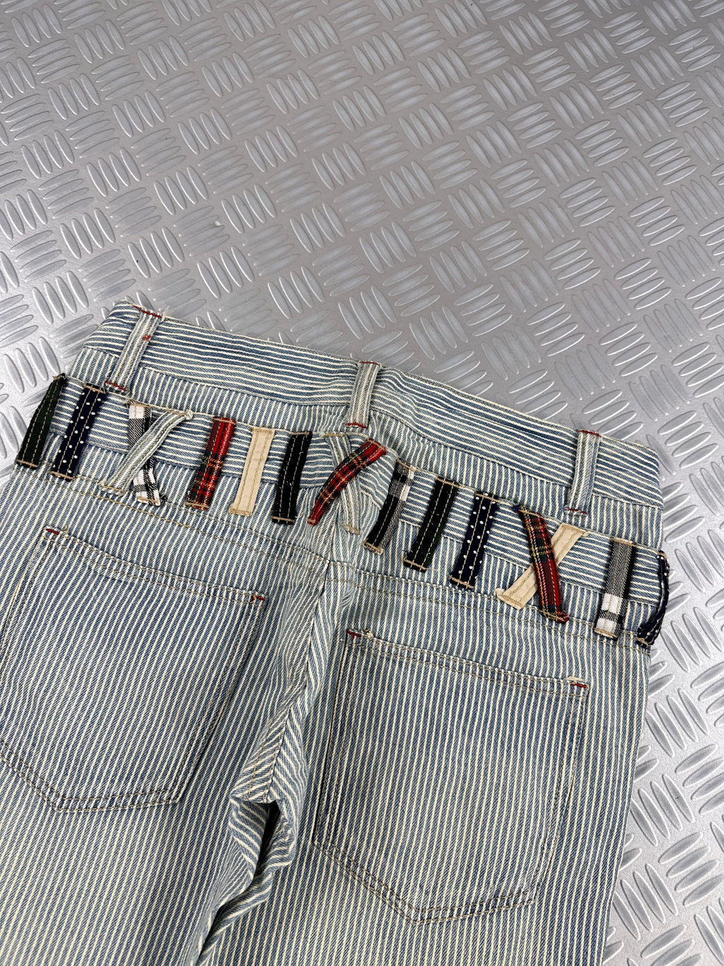 Vintage double waist japanese jeans y2k (L)