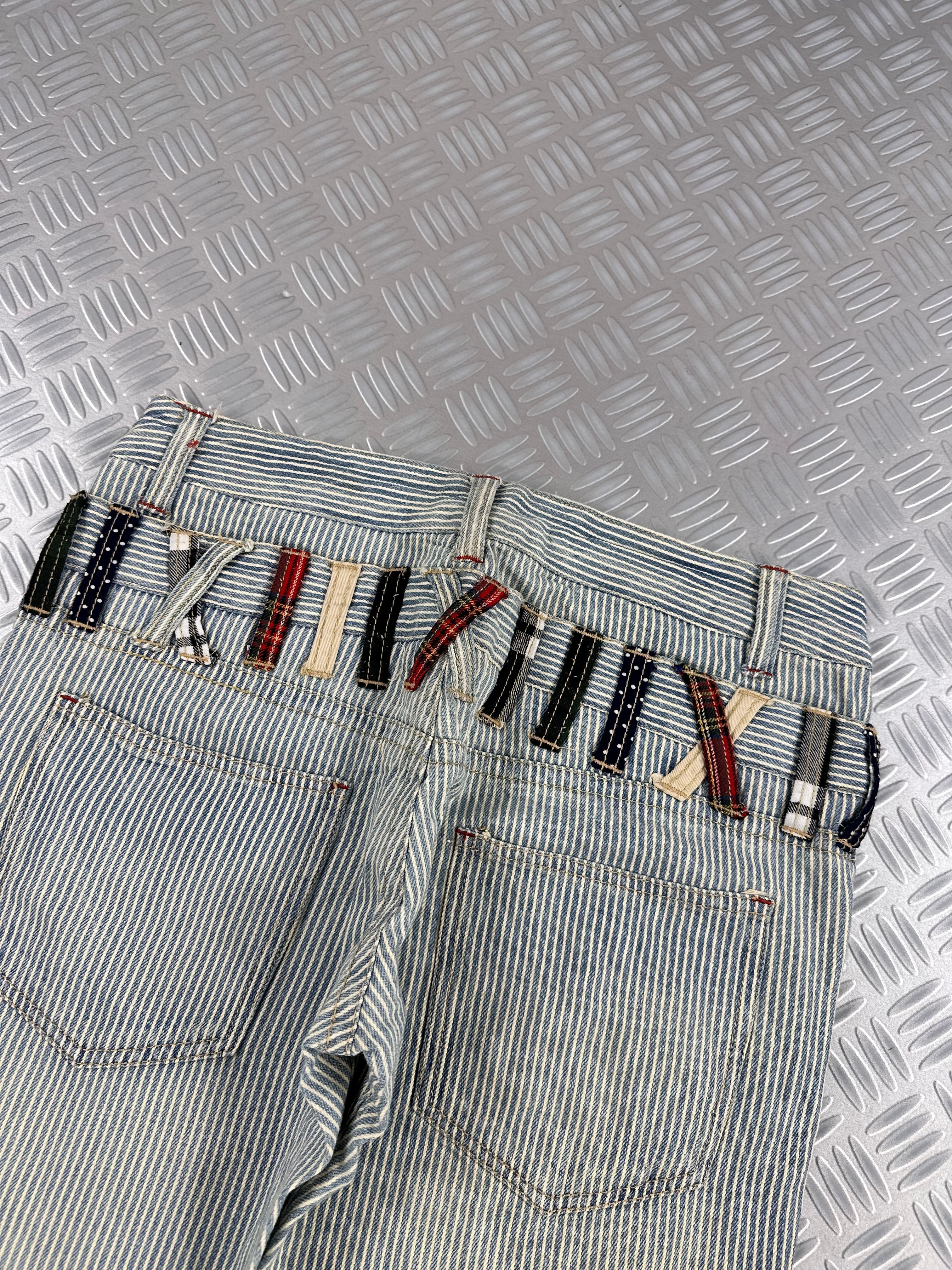 Vintage double waist japanese jeans y2k (L)