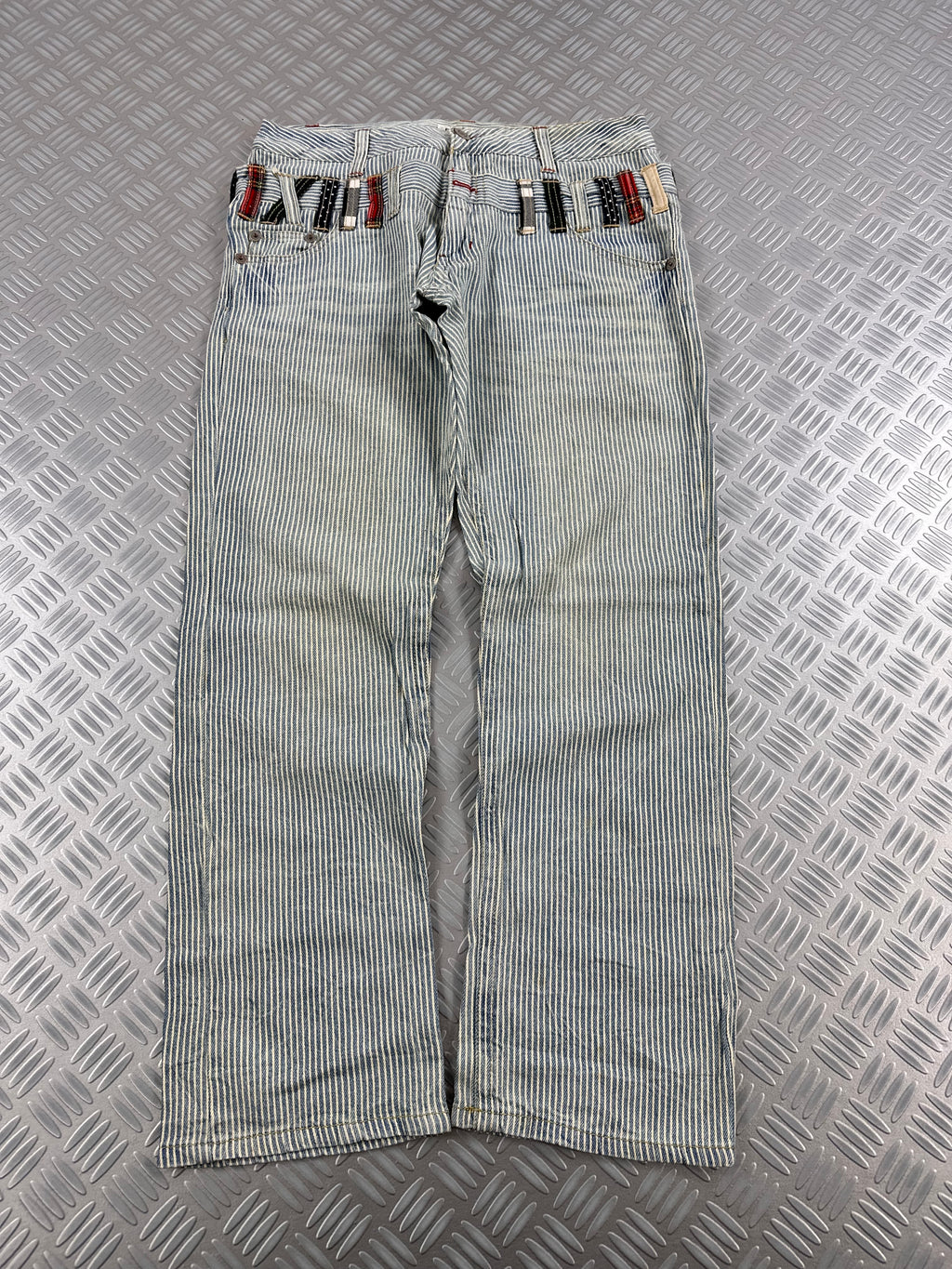 Vintage double waist japanese jeans y2k (L)