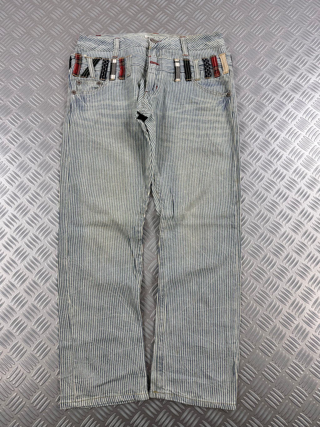 Vintage double waist japanese jeans y2k (L)