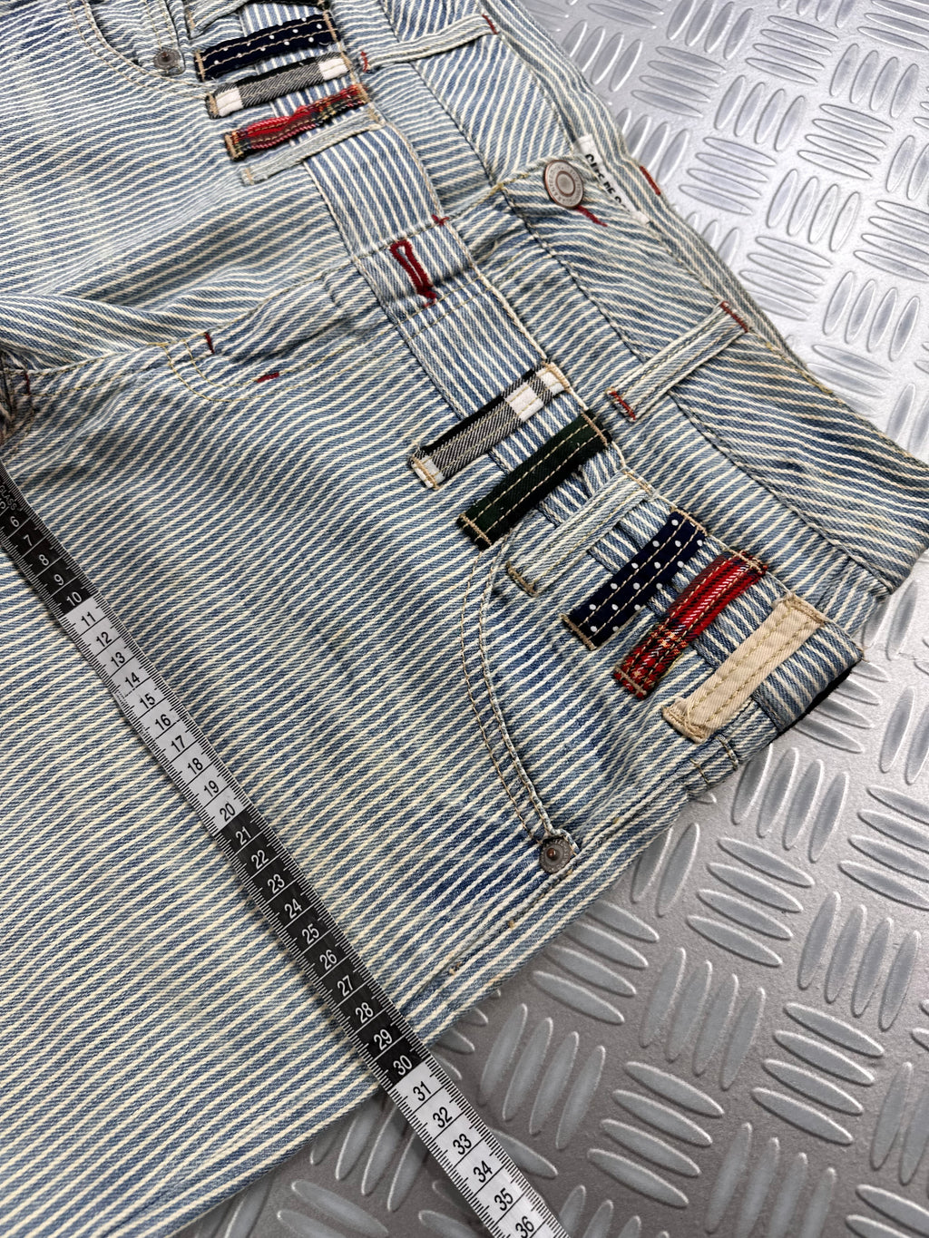 Vintage double waist japanese jeans y2k (L)