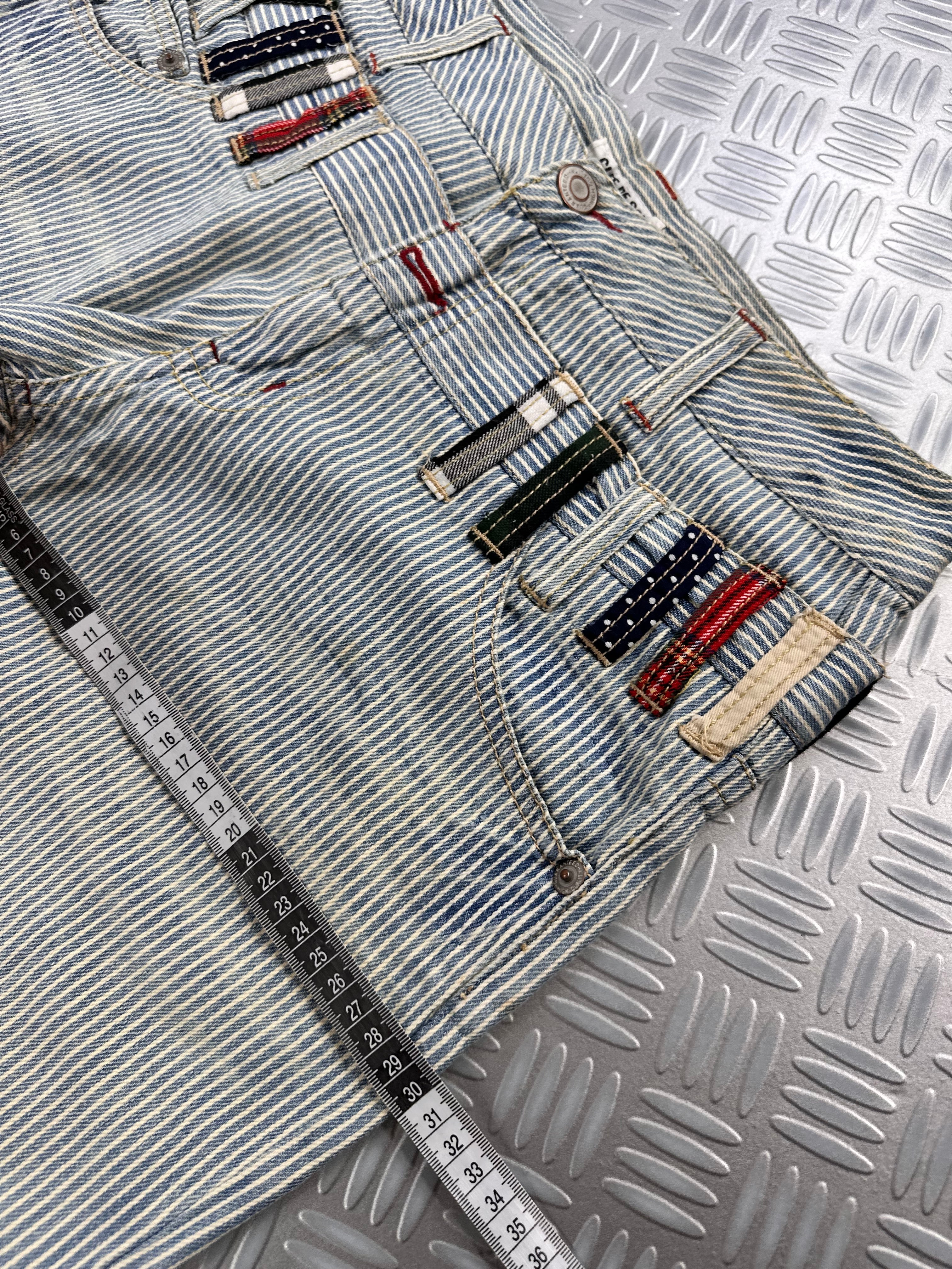 Vintage double waist japanese jeans y2k (L)