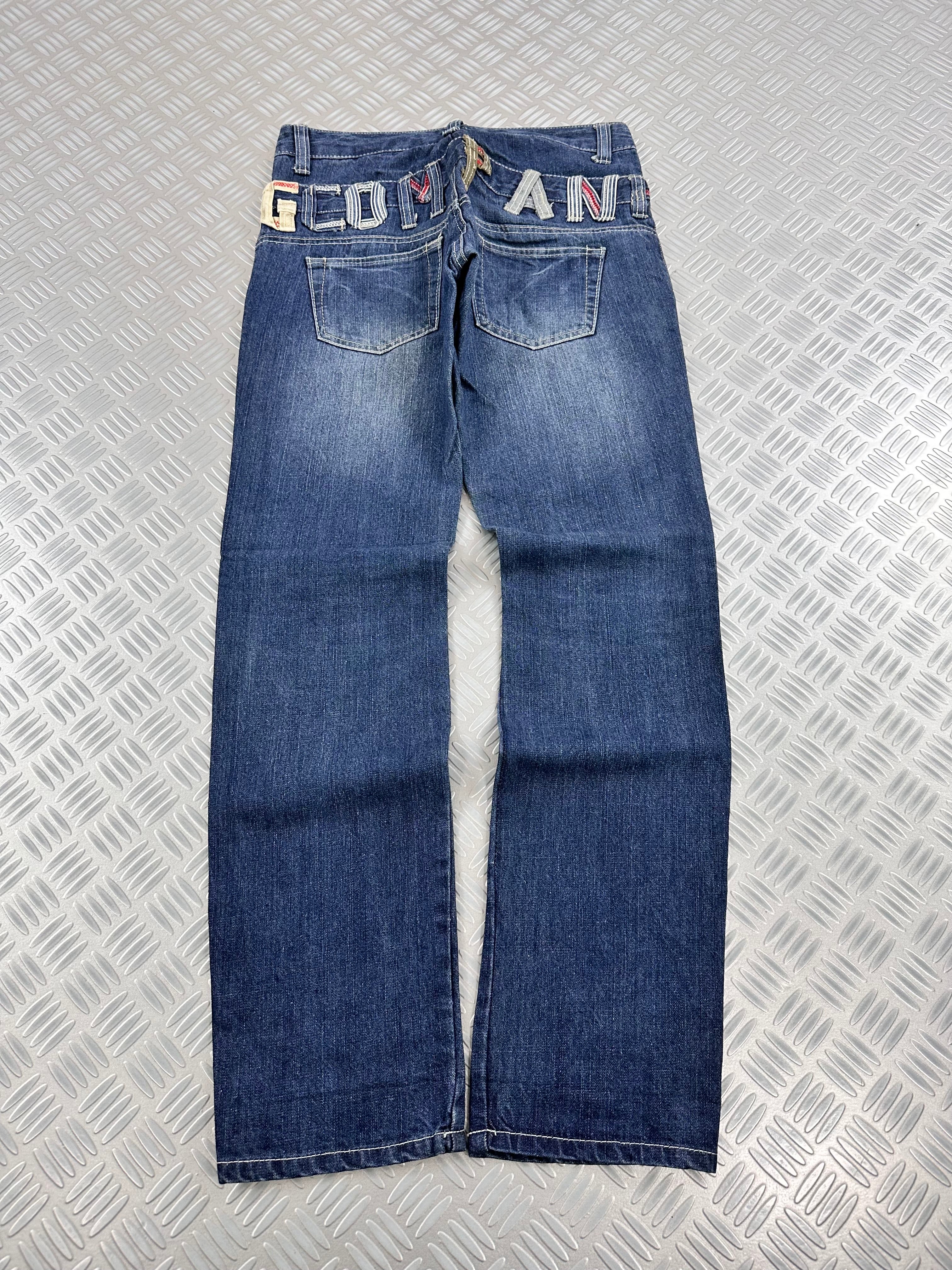 double waist japanes jeans y2k style (M)