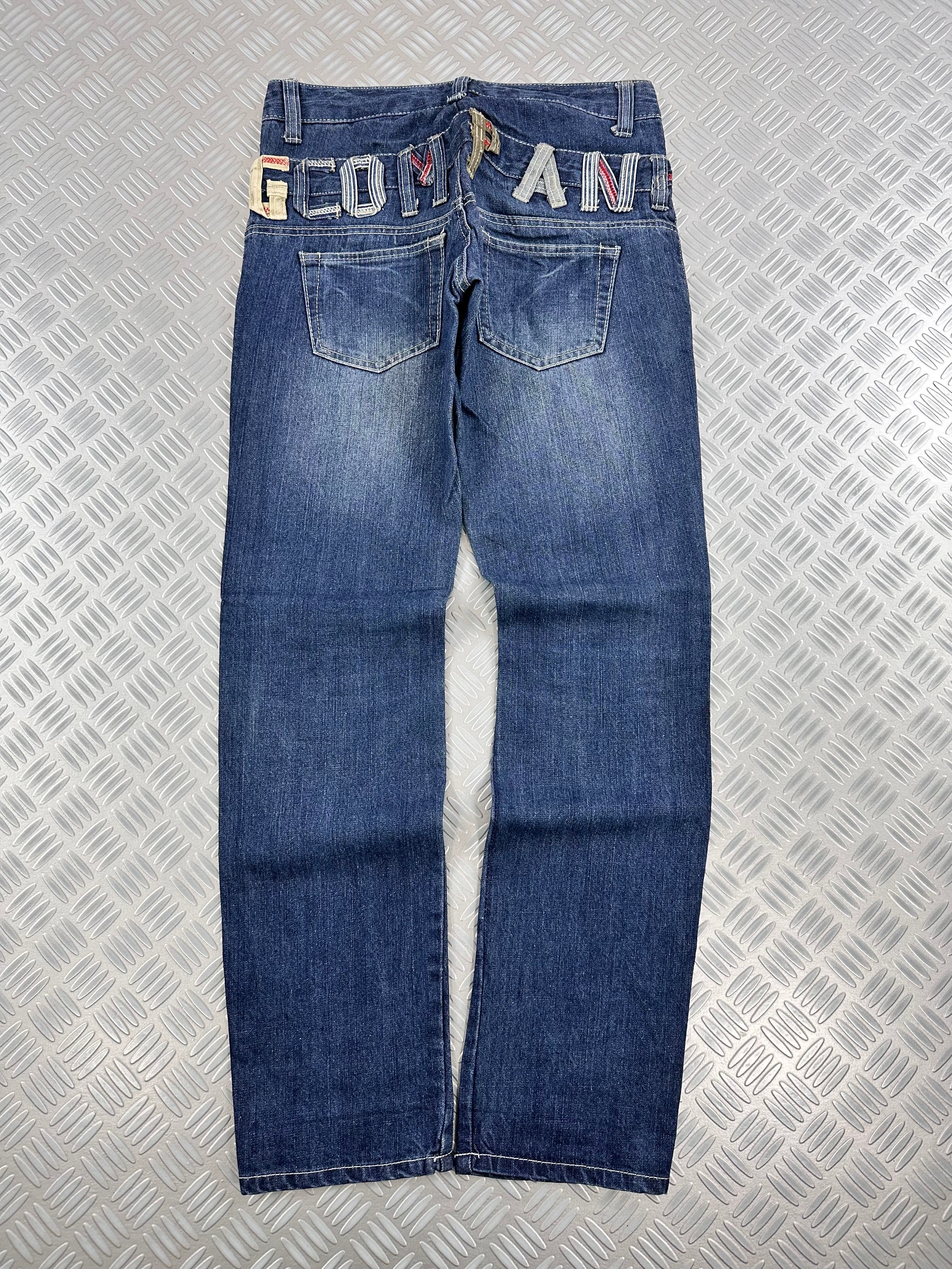 double waist japanes jeans y2k style (M)