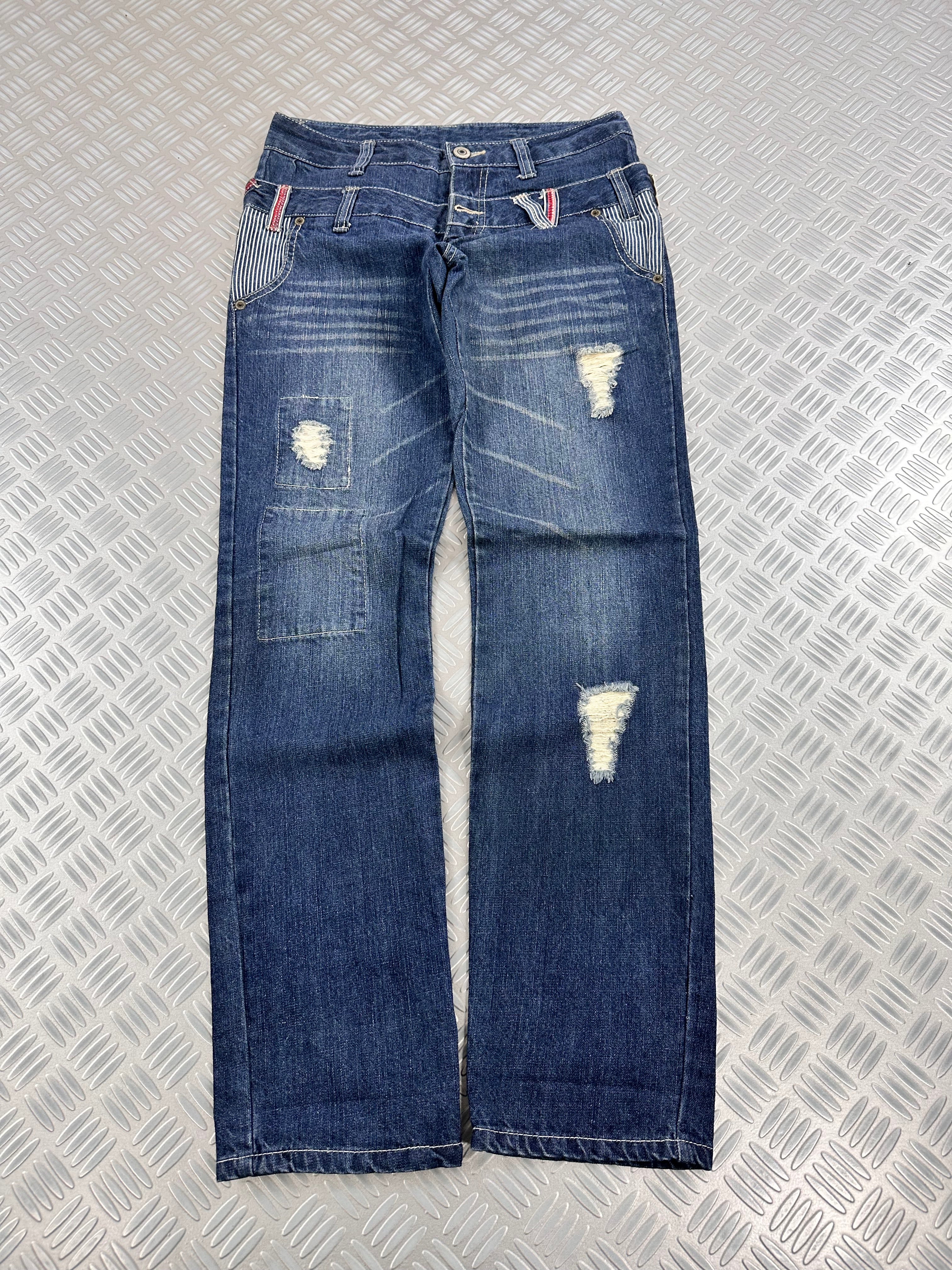 double waist japanes jeans y2k style (M)