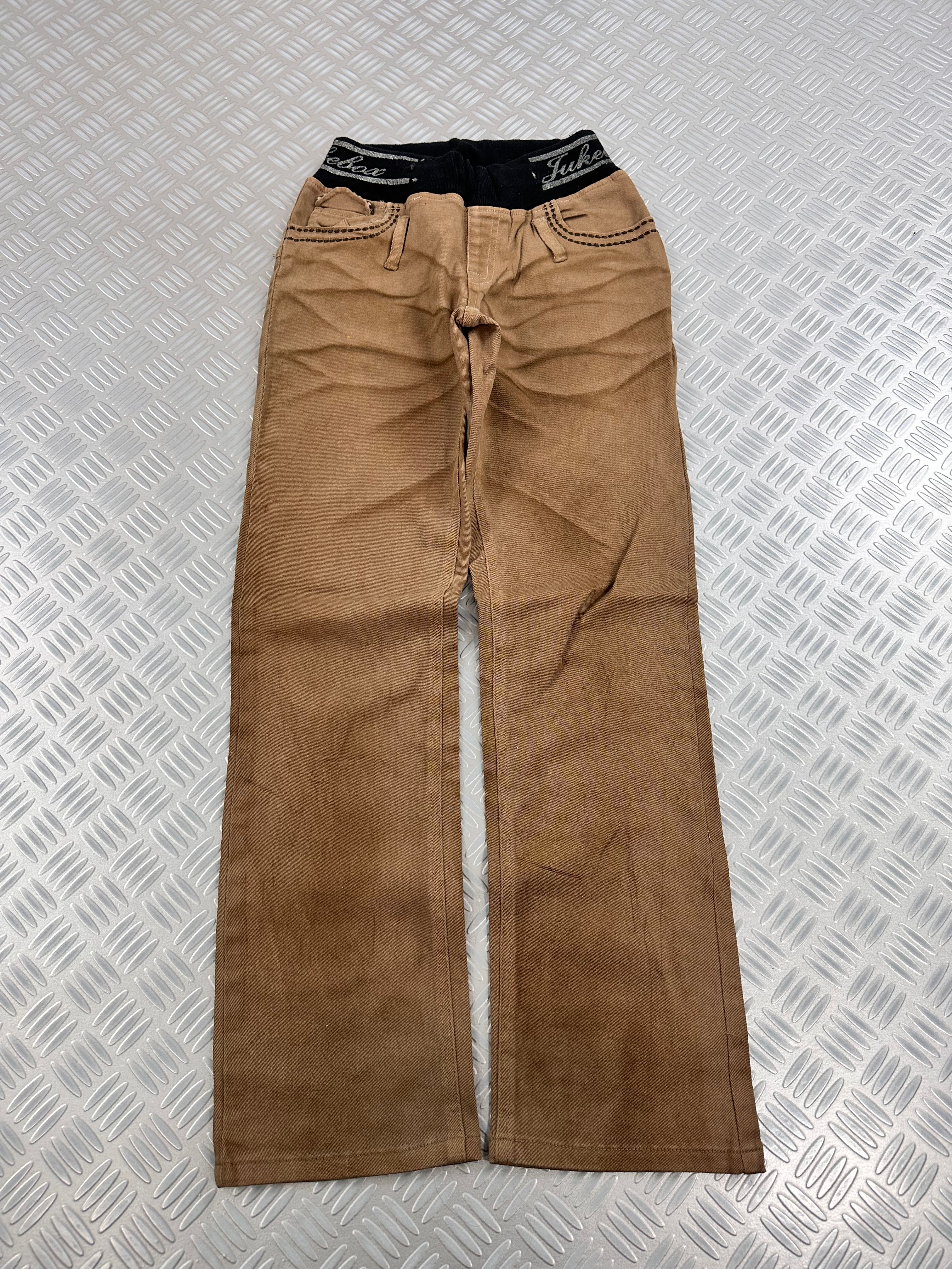 y2k japanese jeans vintage embroidered (XS)