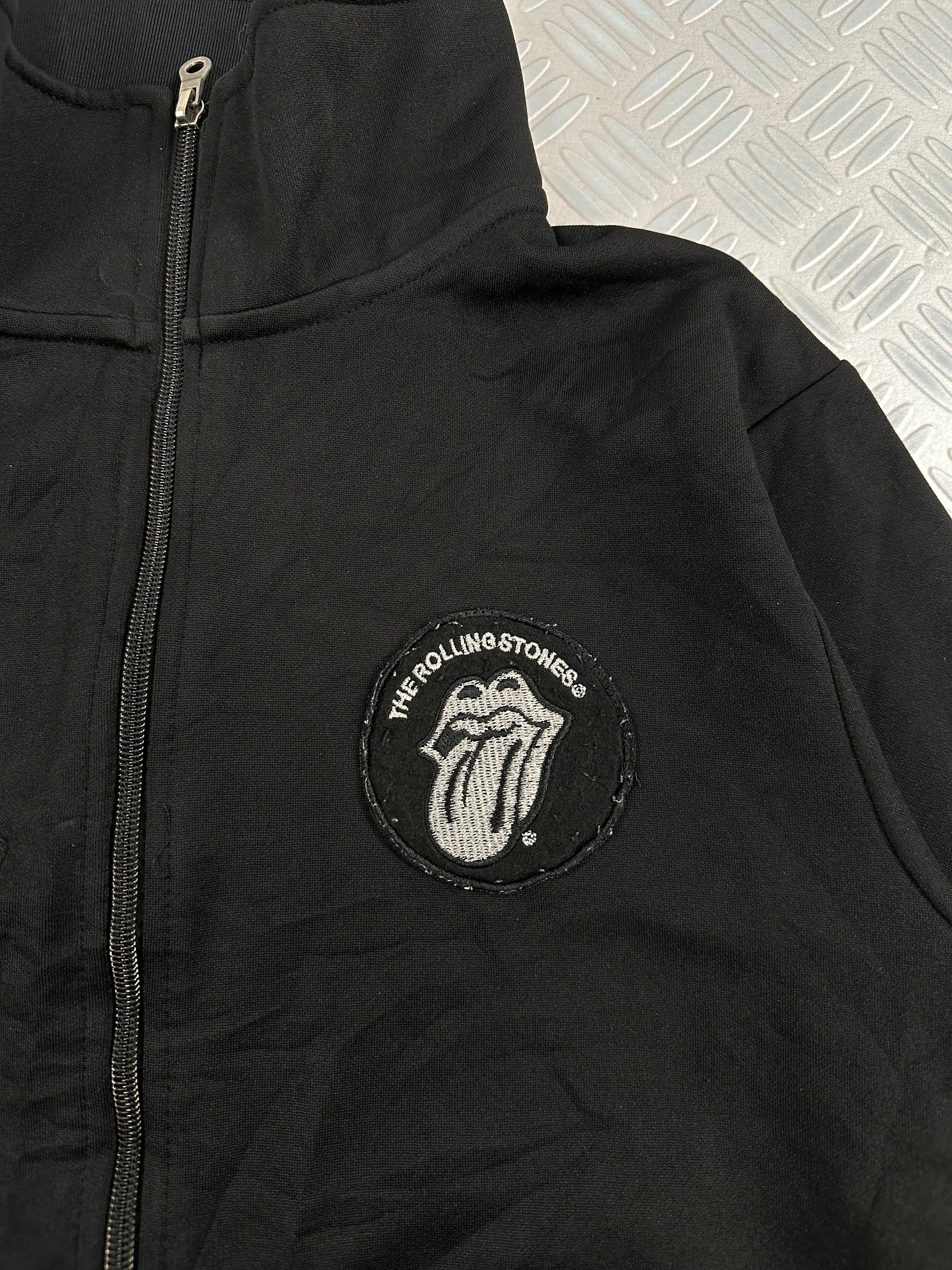 vintage rollin stone full zip ajcket (M)