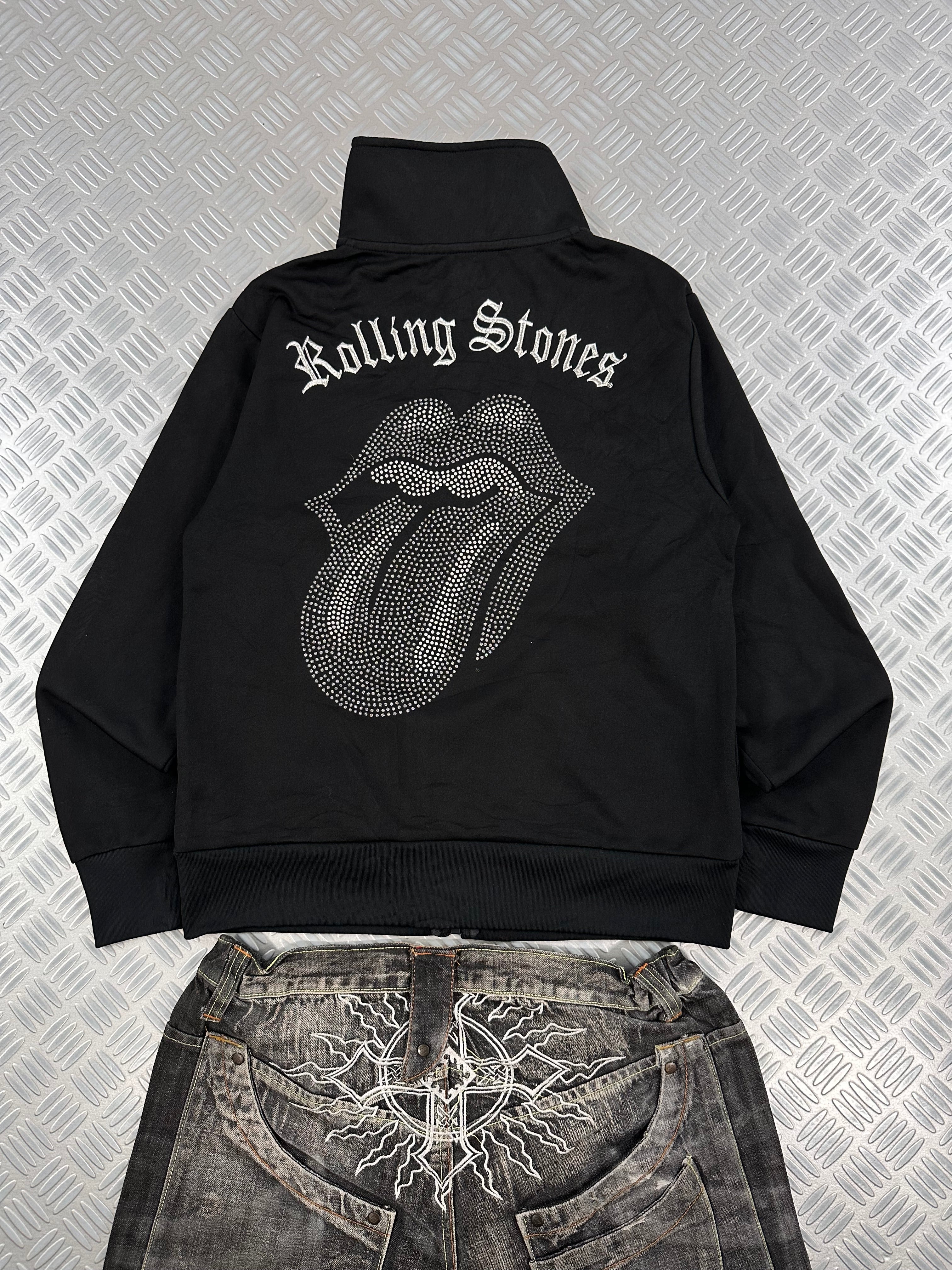 vintage rollin stone full zip ajcket (M)