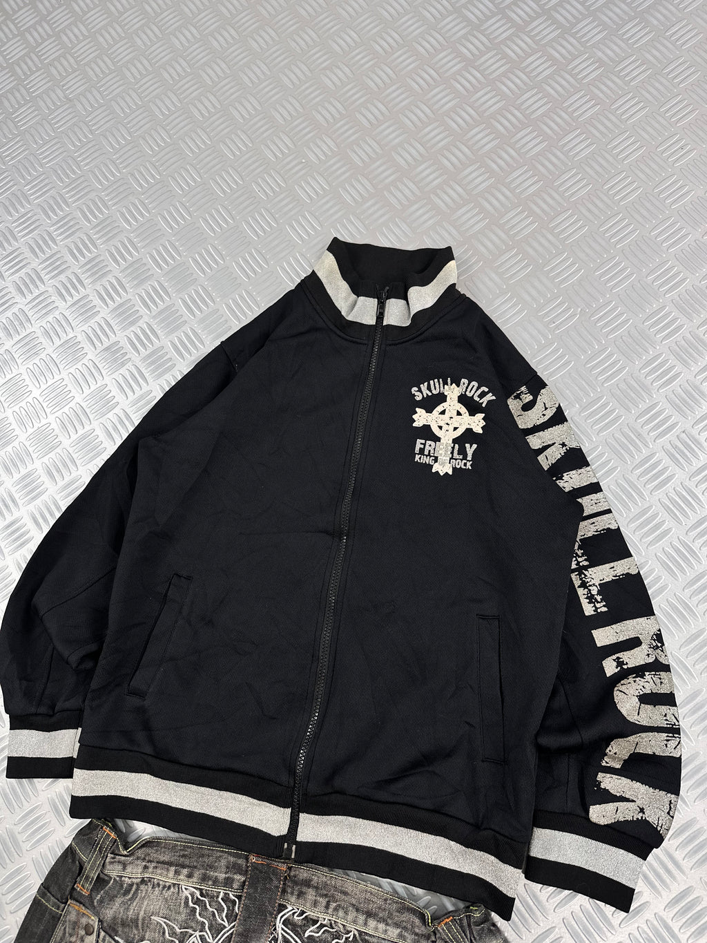 japanese graphic jacket vintage y2k (L)