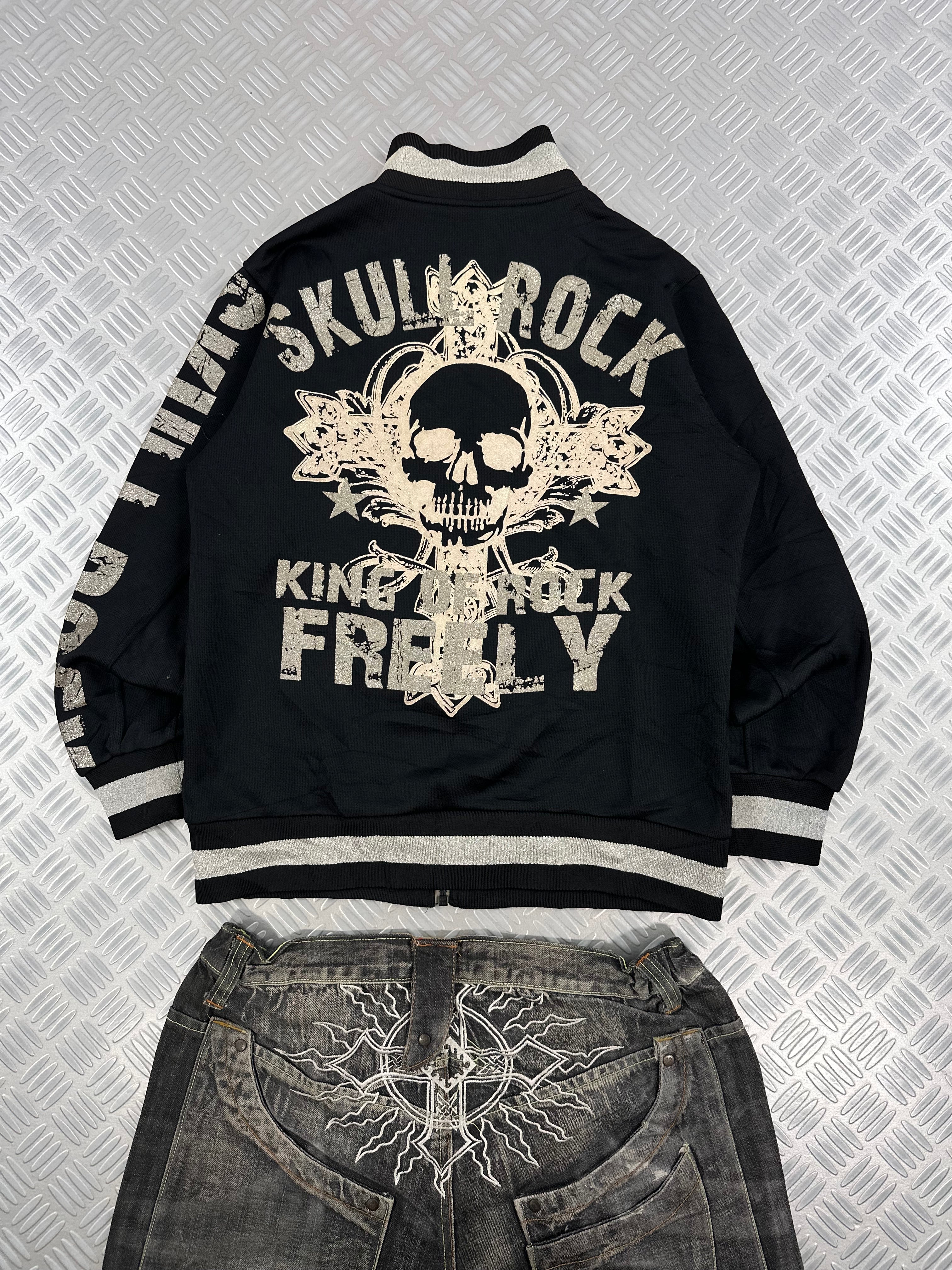 japanese graphic jacket vintage y2k (L)