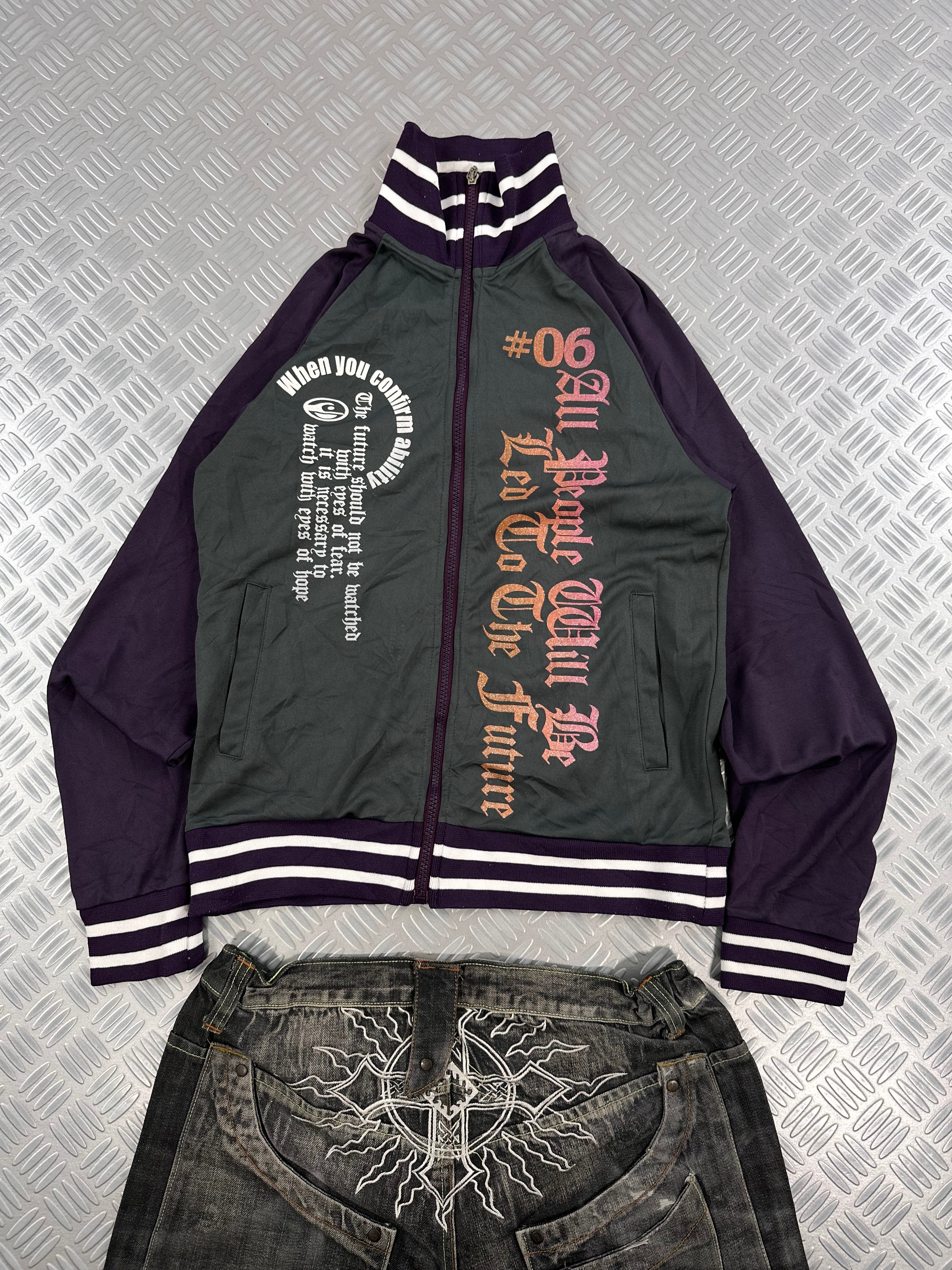 japanese y2k 00's jacket vintage (M)