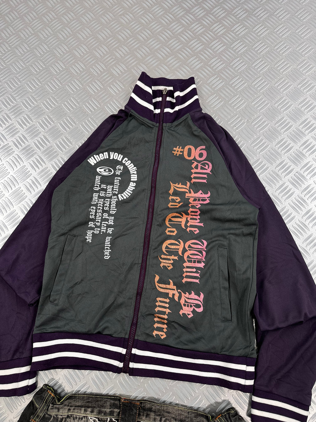 japanese y2k 00's jacket vintage (M)