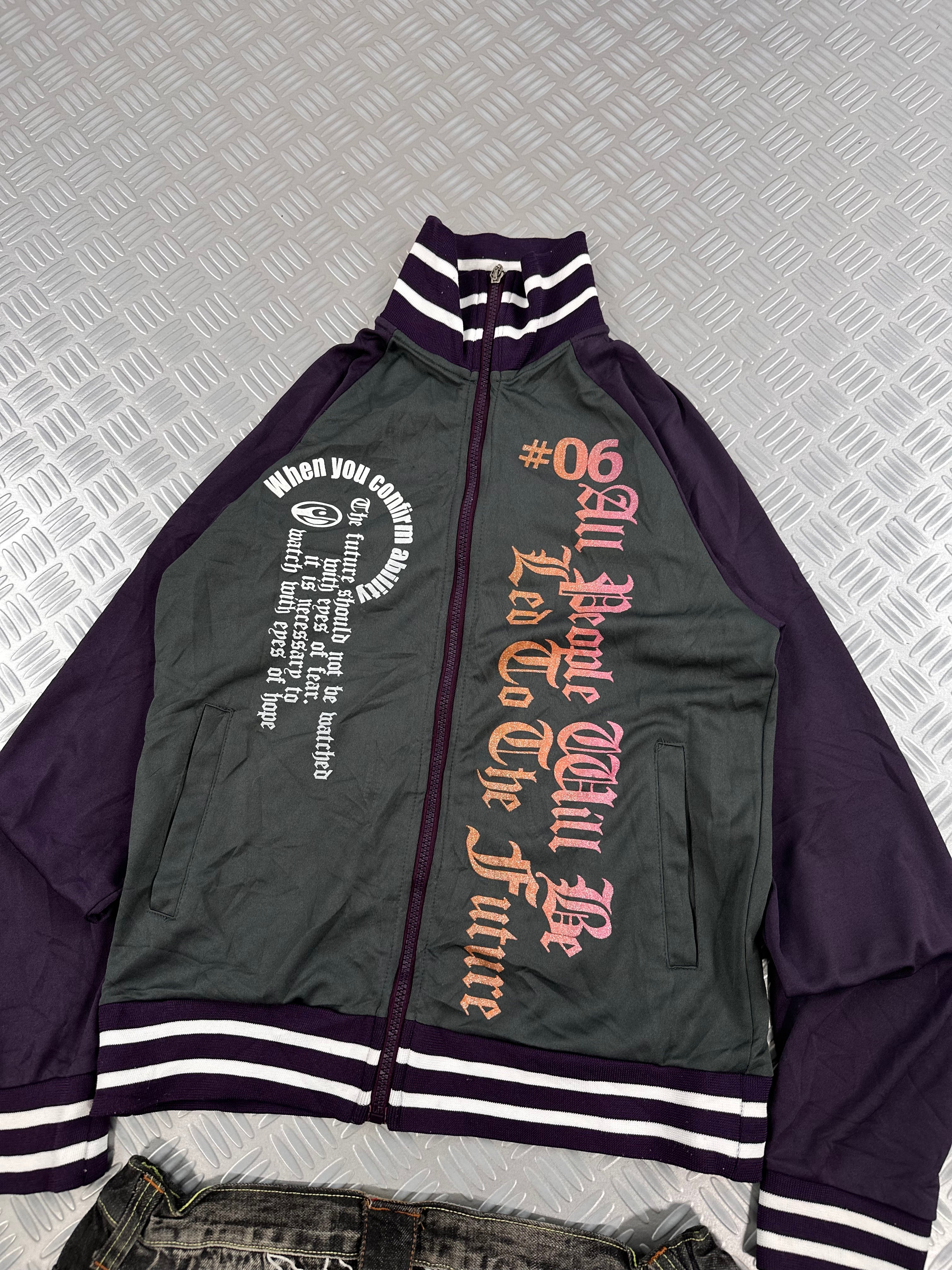 japanese y2k 00's jacket vintage (M)