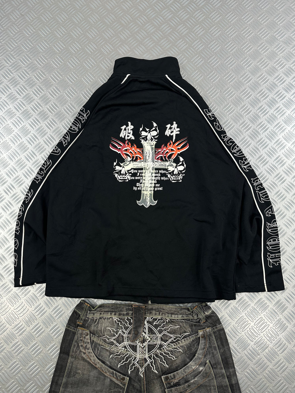 vintage y2k japanese jacket 00's (XXL)