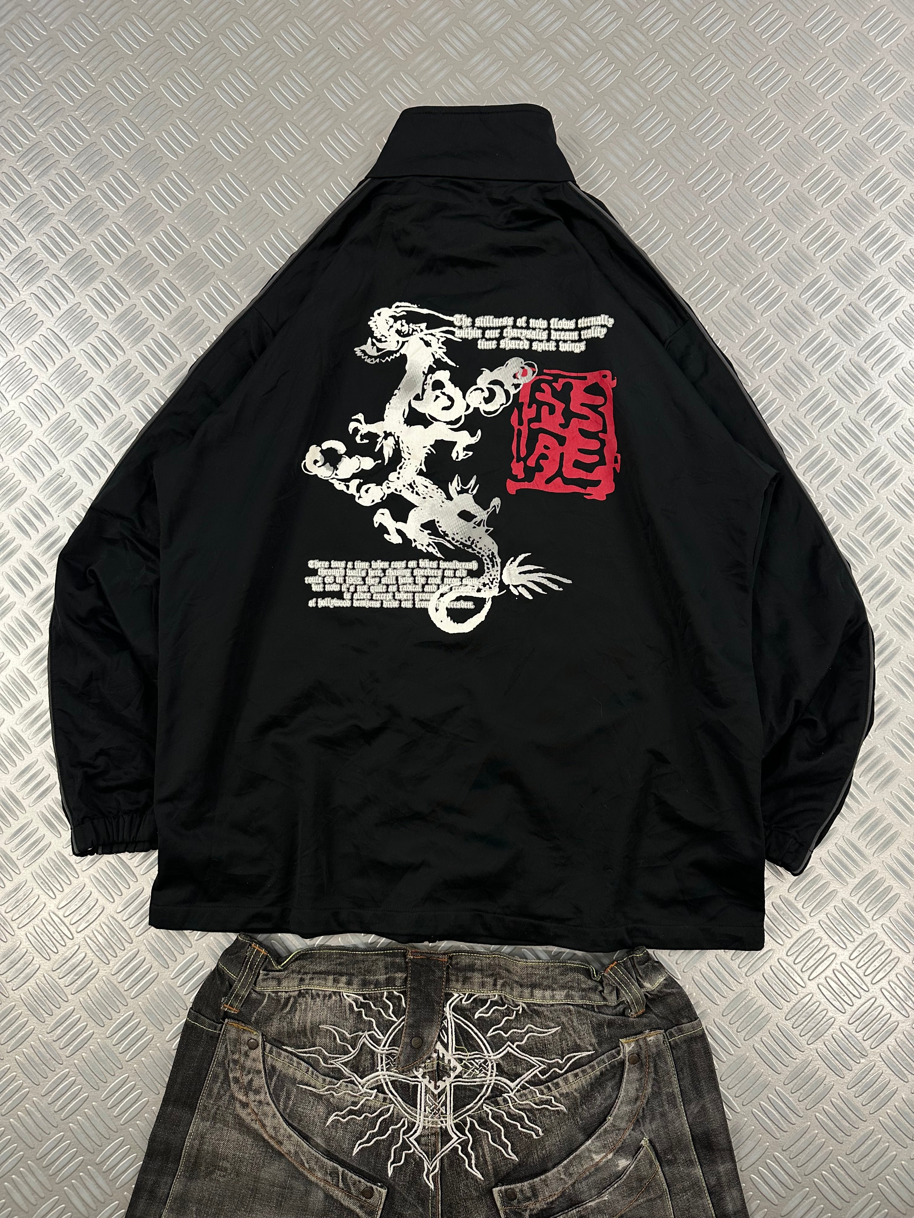 Japanese y2k jacket 00's vintage (L)