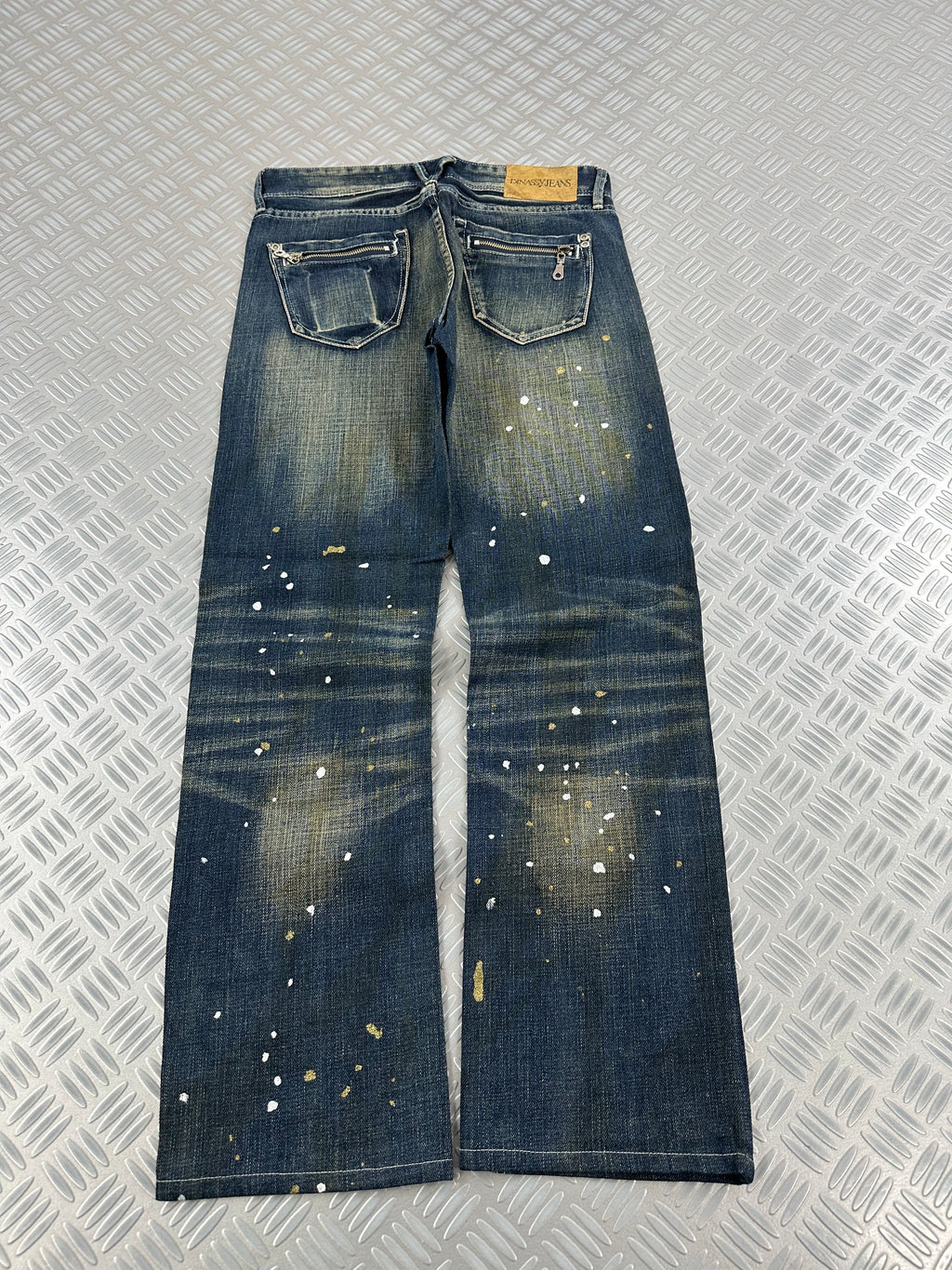 y2k japanese faded jeans 00's (M)