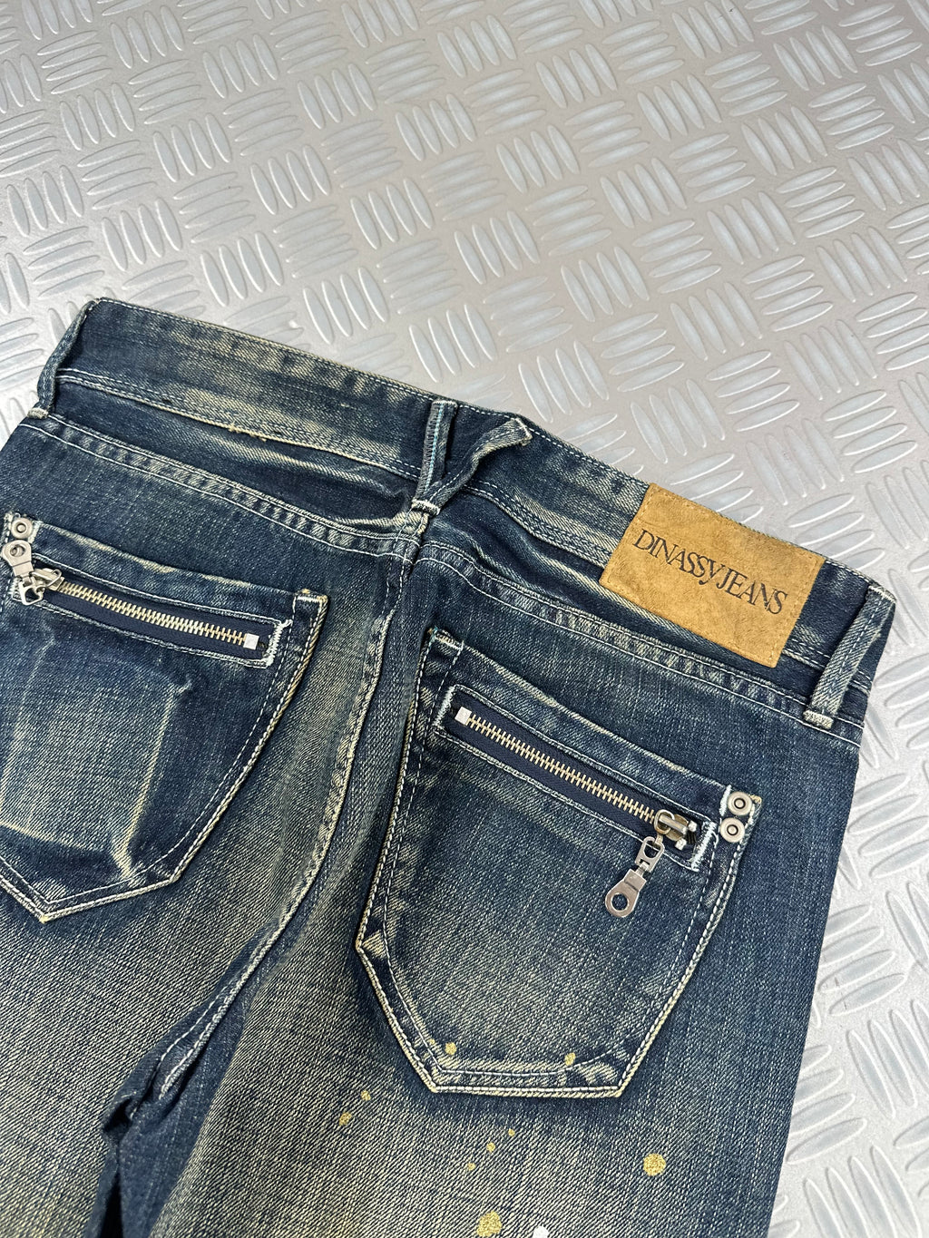 y2k japanese faded jeans 00's (M)