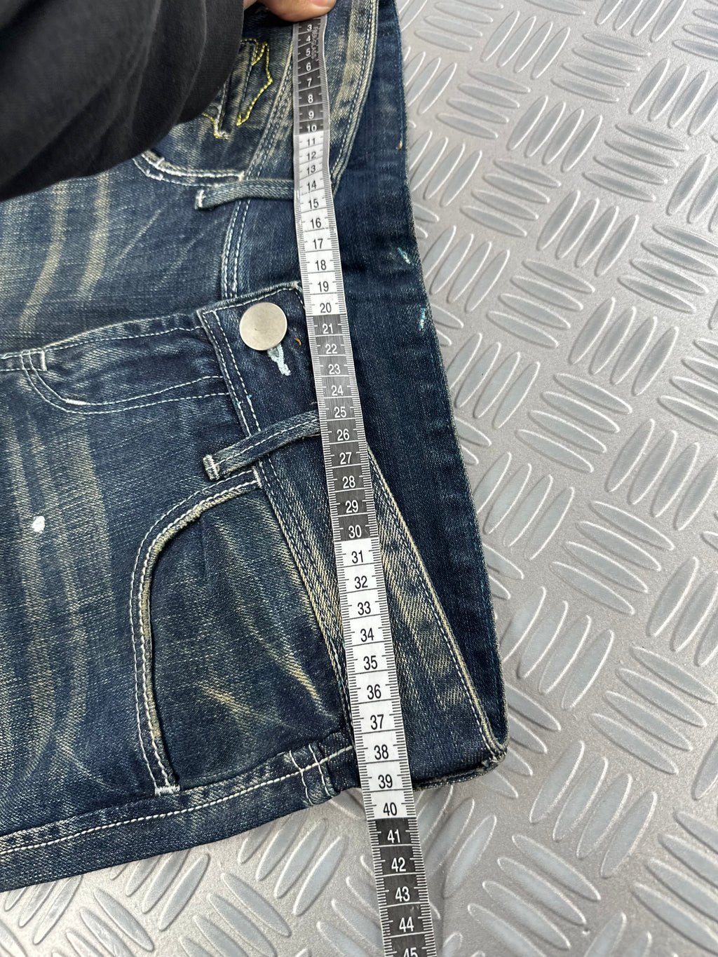 y2k japanese faded jeans 00's (M)