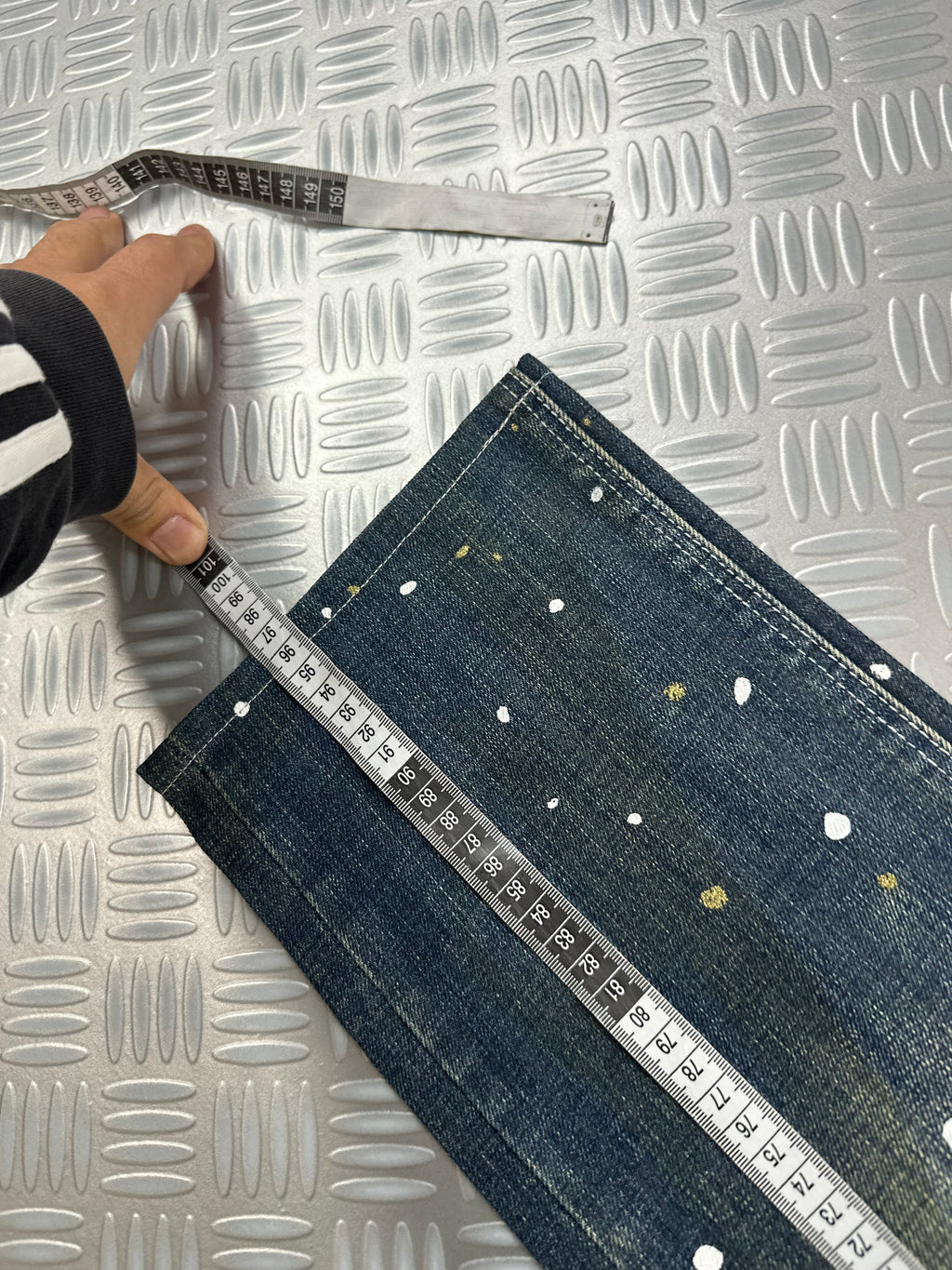 y2k japanese faded jeans 00's (M)