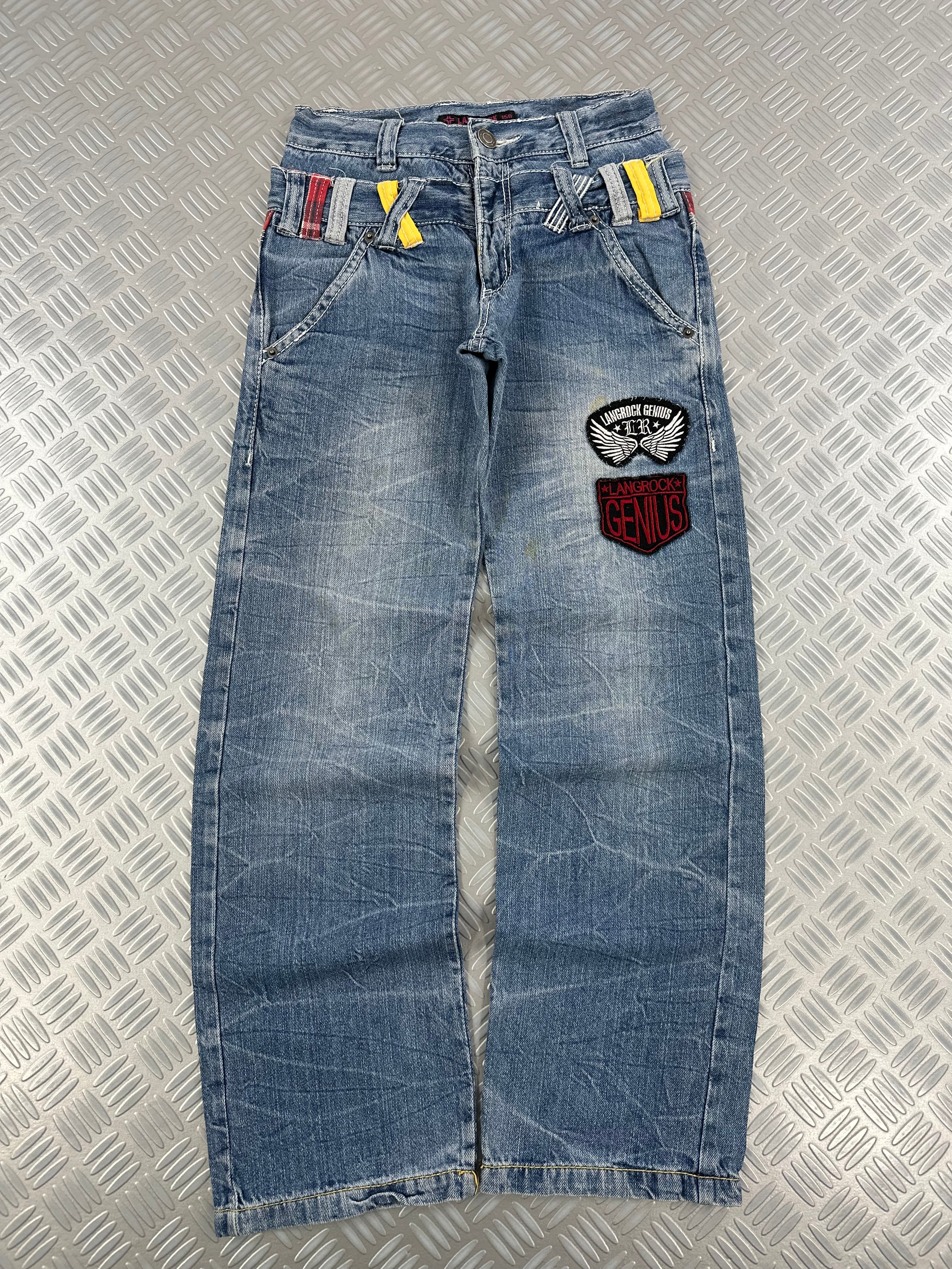 Double waits japanese jeans y2k style 00's (XS)