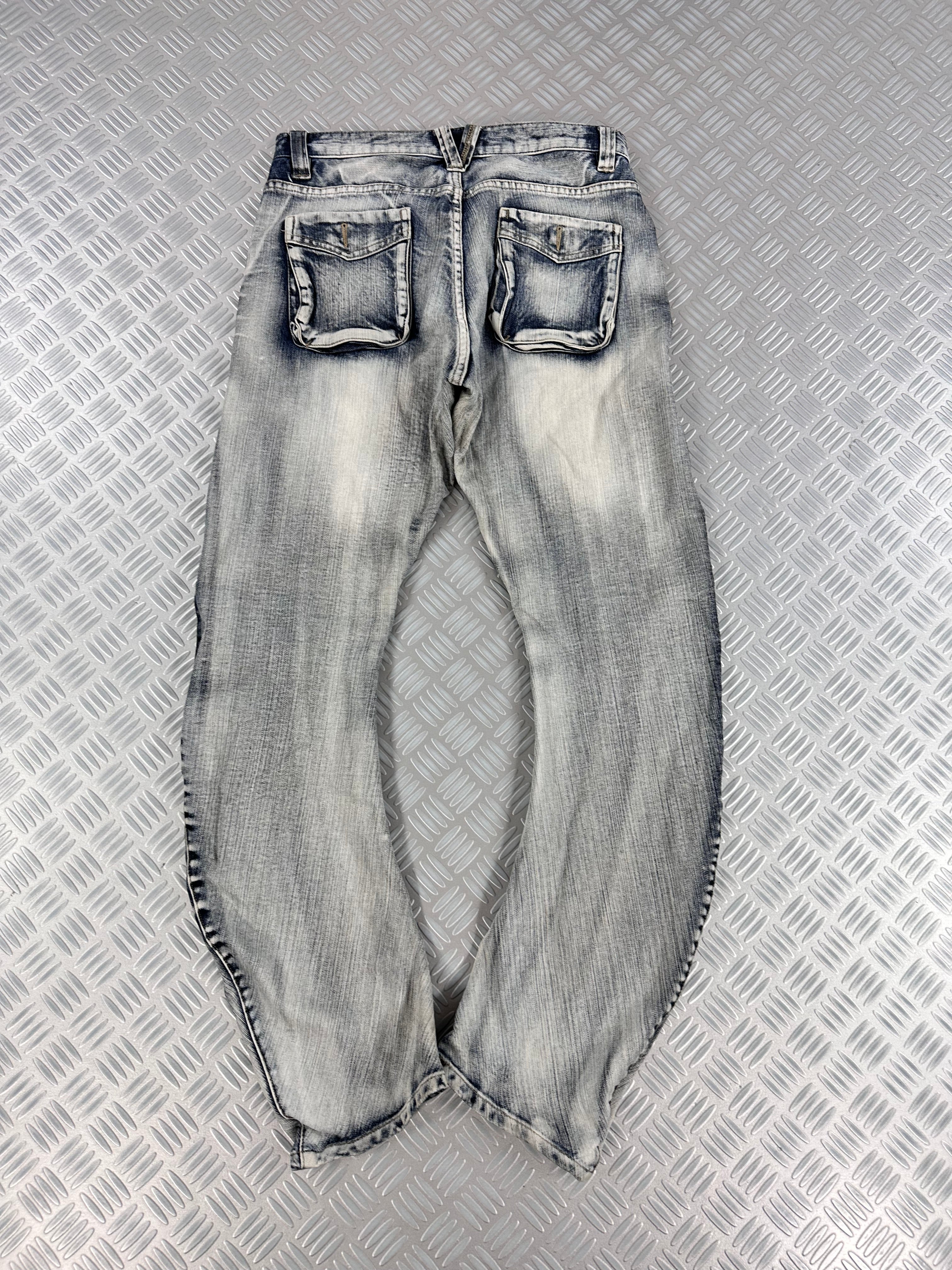 Ppfm y2k jeans vintage faded 00's (M)