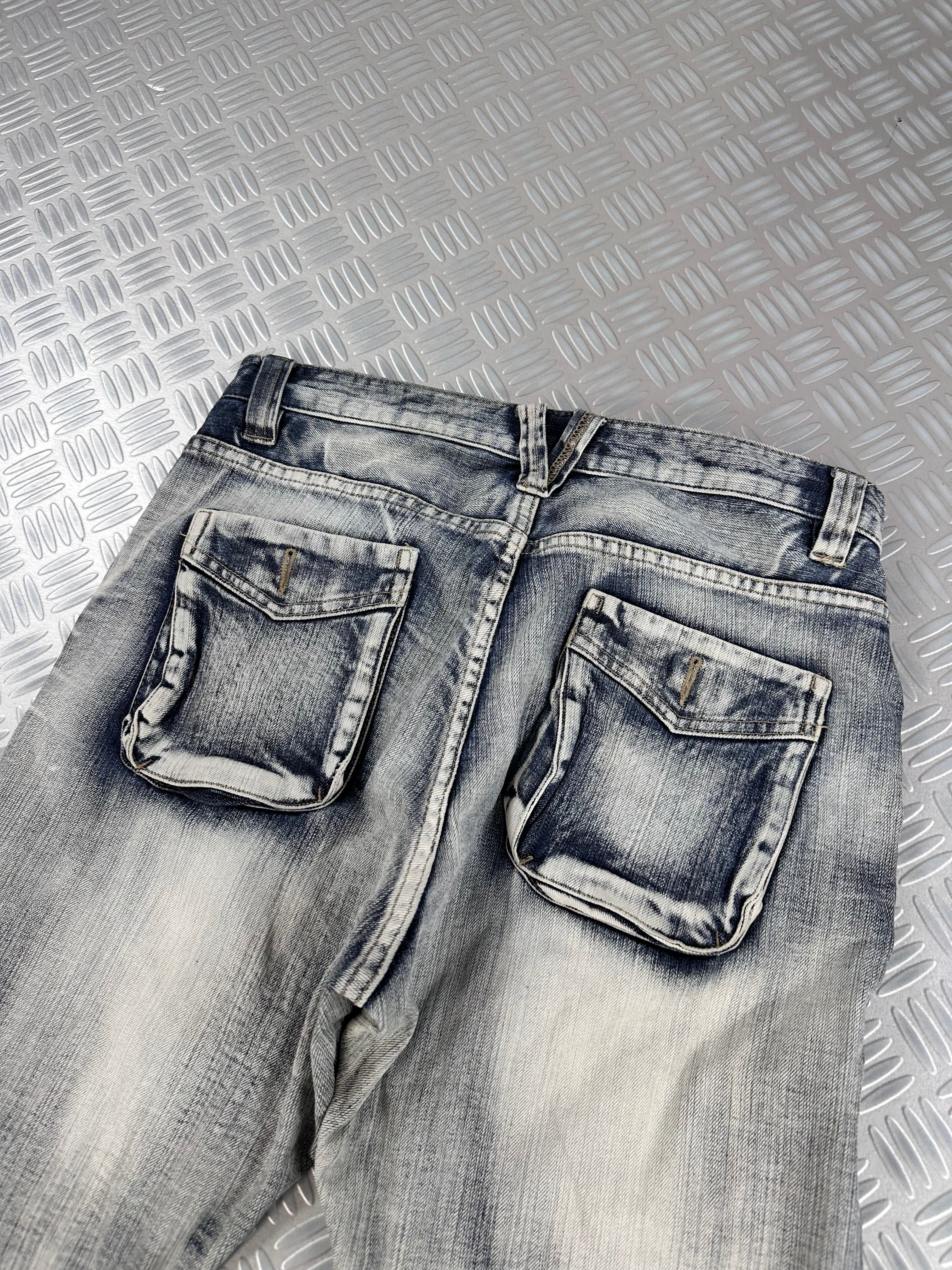 Ppfm y2k jeans vintage faded 00's (M)