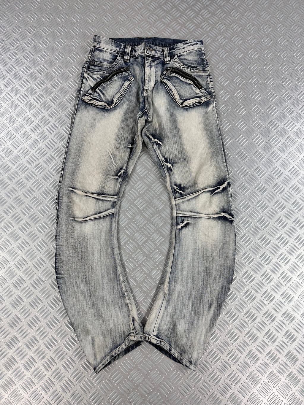 Ppfm y2k jeans vintage faded 00's (M)