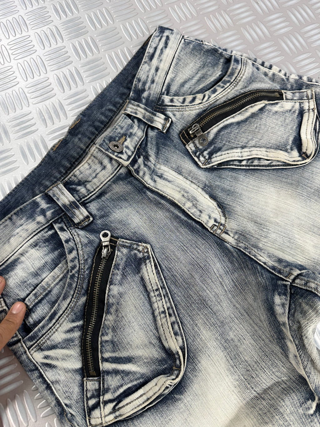 Ppfm y2k jeans vintage faded 00's (M)