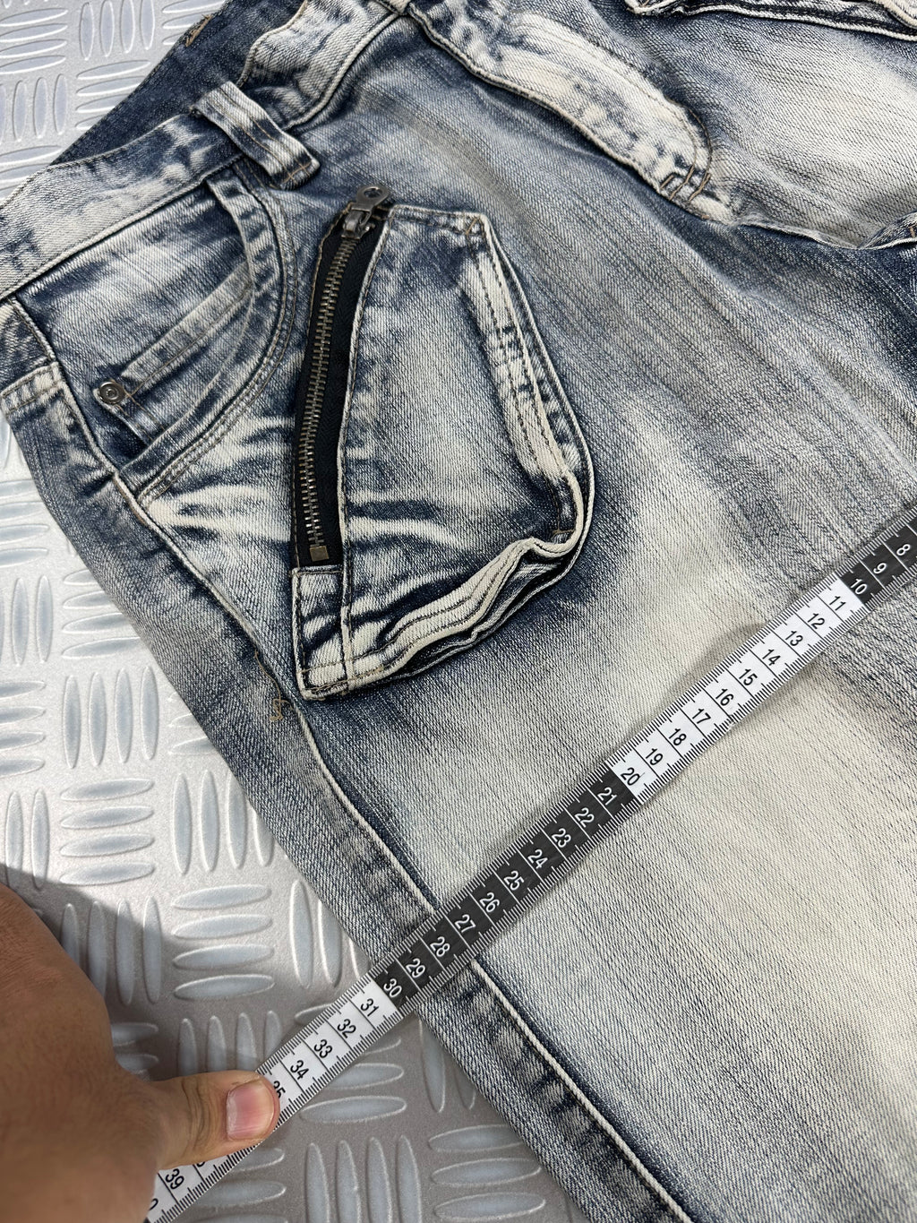 Ppfm y2k jeans vintage faded 00's (M)