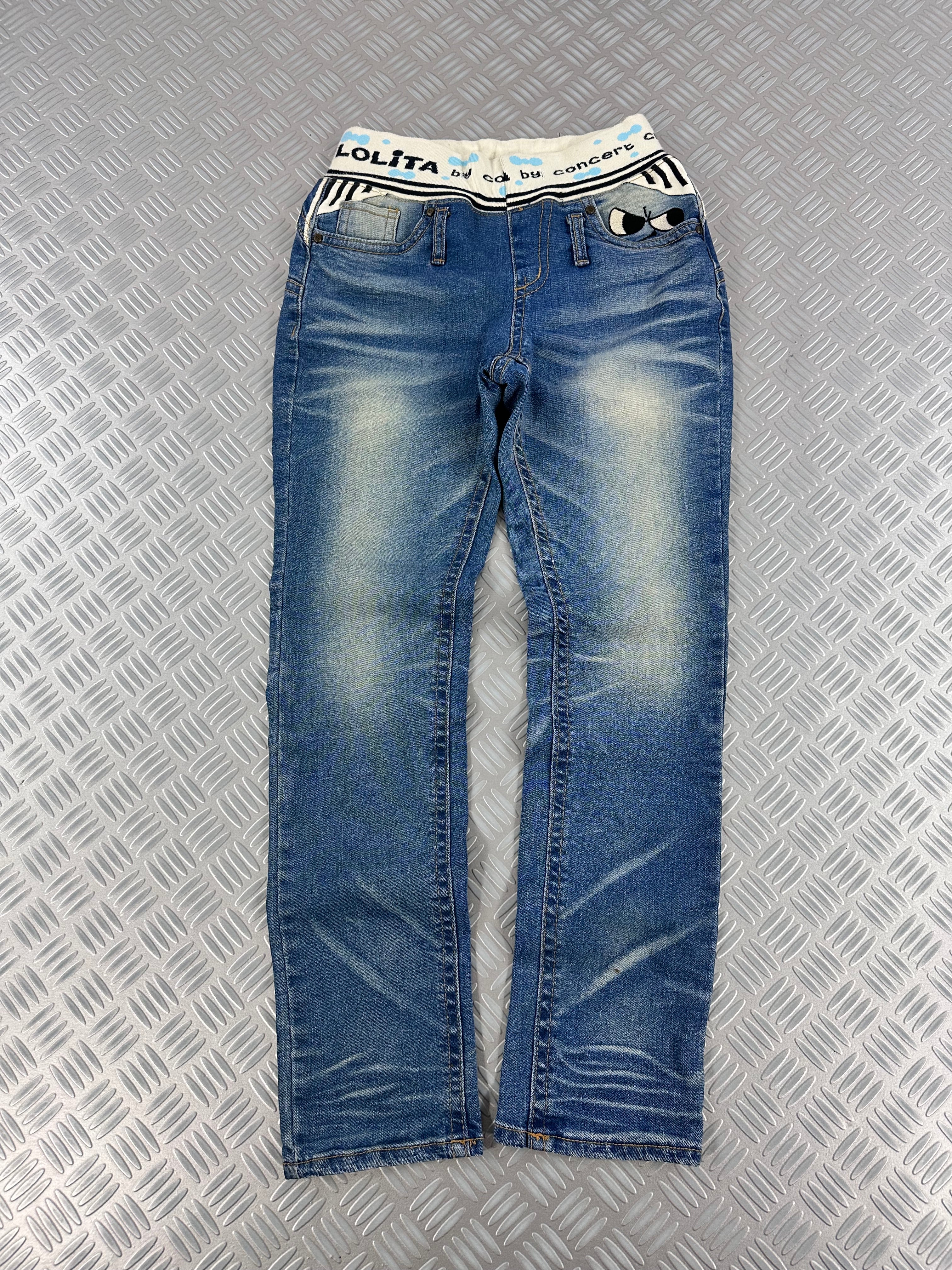 y2k vintage lolita jeans 00's (S)