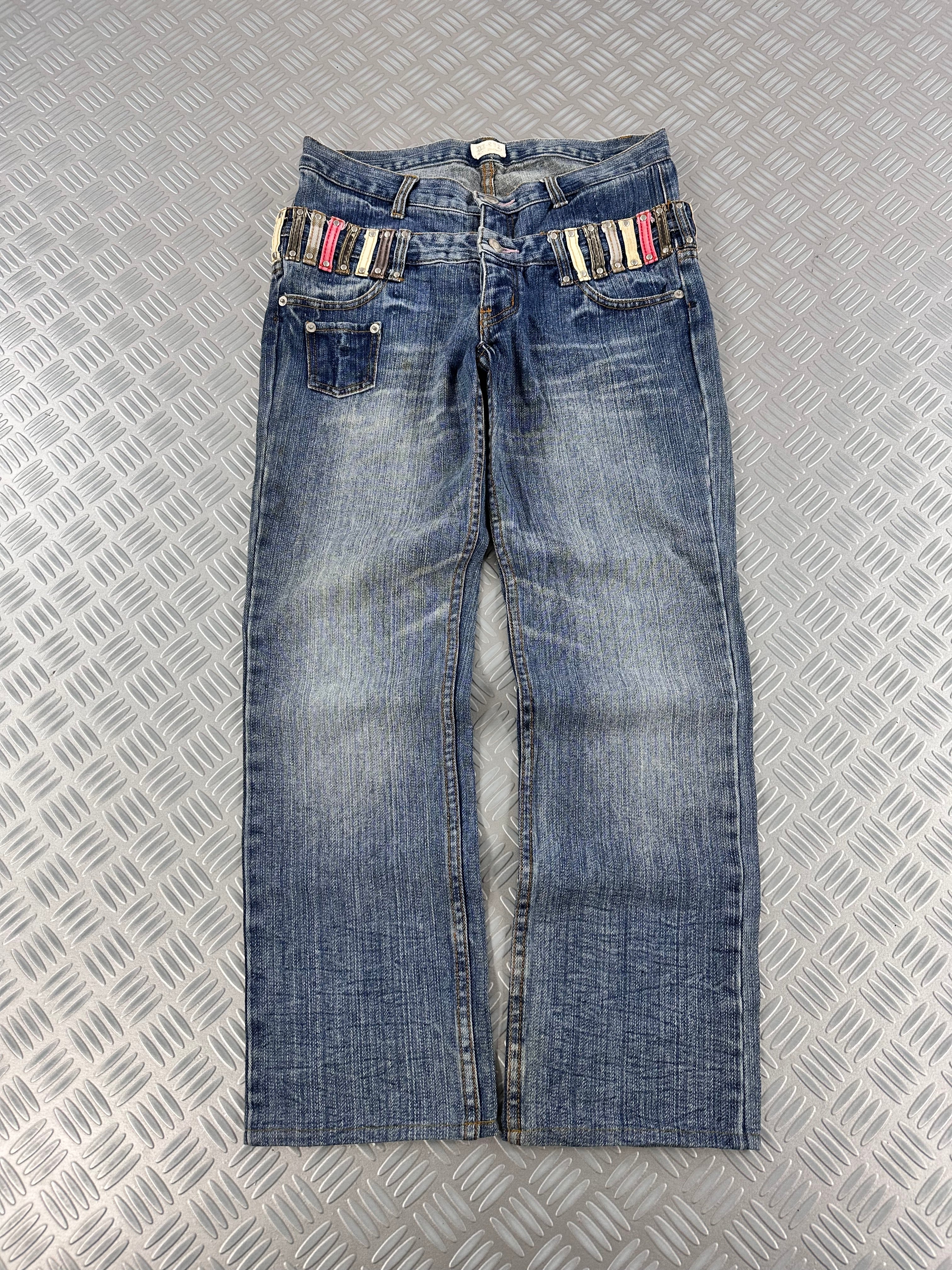 double waits japanese jeans y2k vintage (M)