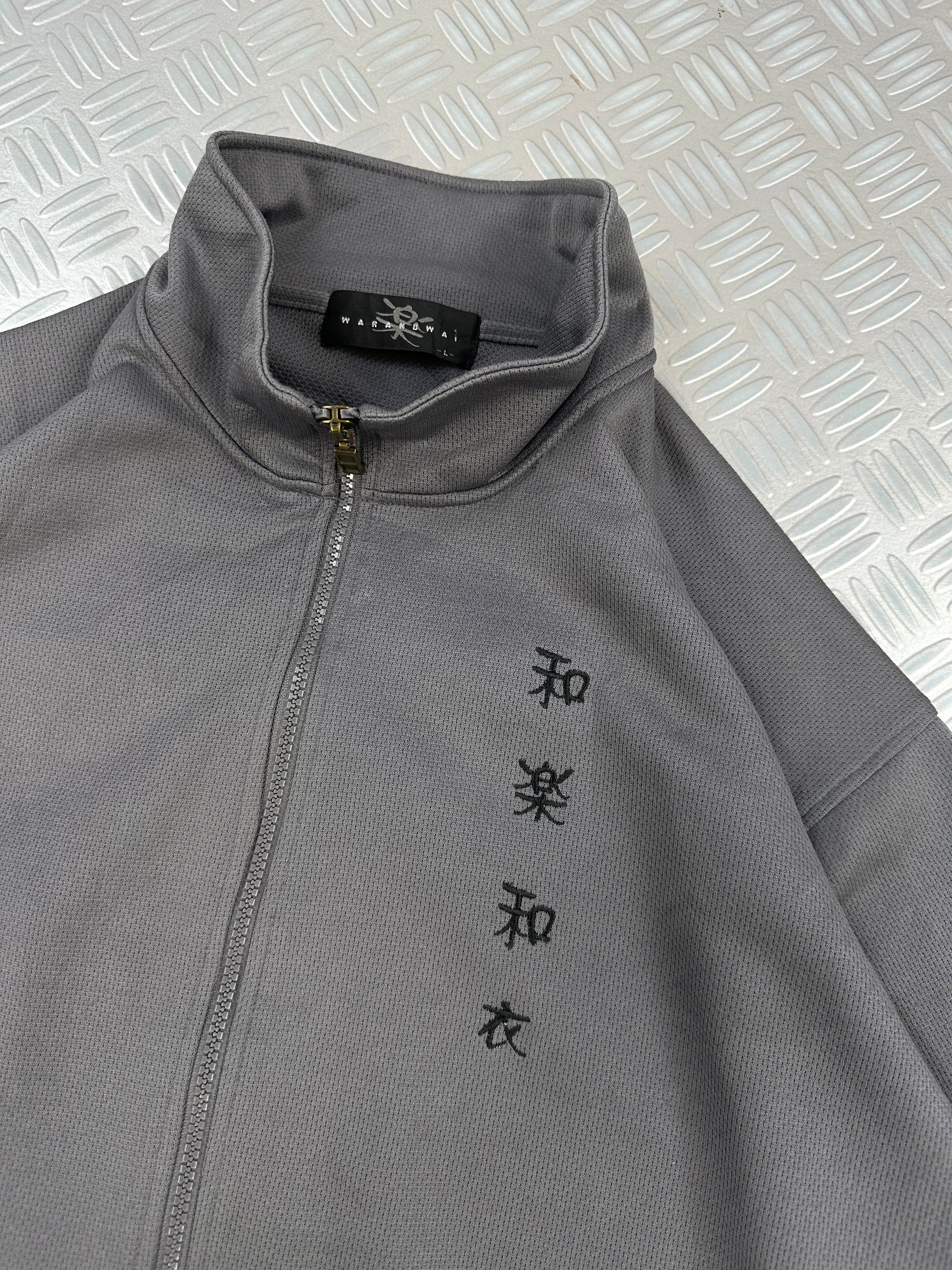 Chaqueta Vintage Japonesa WARAWI con Bordado de Dragón sukajan (L)