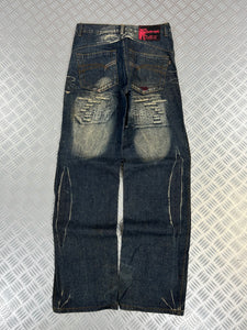Vintage Distressed Y2K Japanese Jeans 90s (38)