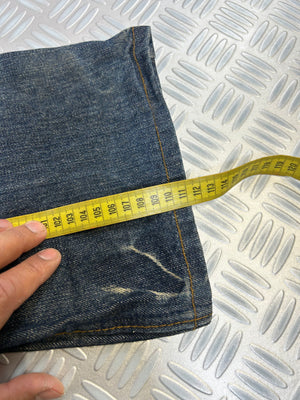 Vintage Distressed Y2K Japanese Jeans 90s (38)