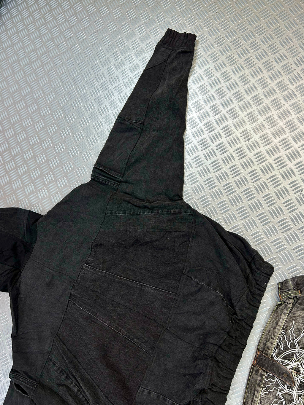 handmade hooded carhartt jacket upcycled (L)